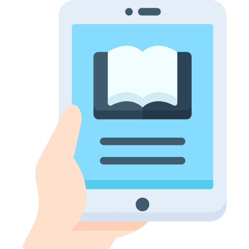 Ebook tablet technology ebook icon