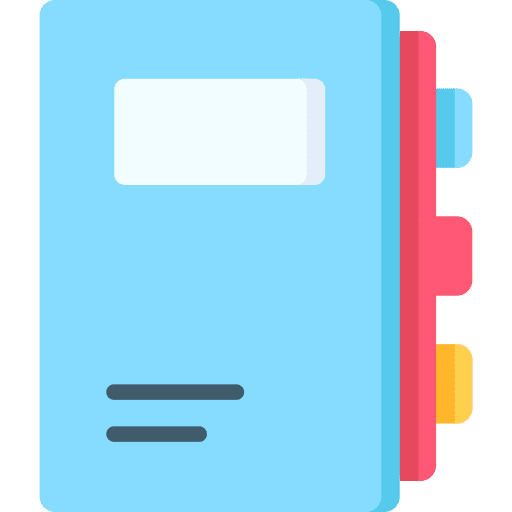 File folder file storage office material storage icon