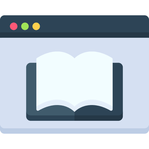 Ebook ereader ebook education icon