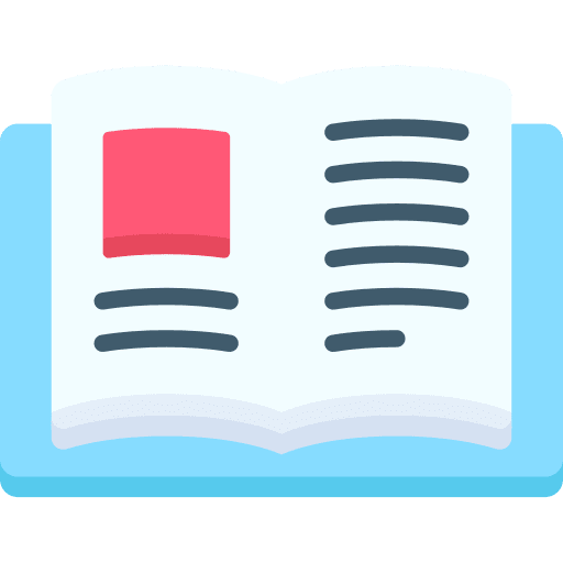 Book school material magazine leisure icon