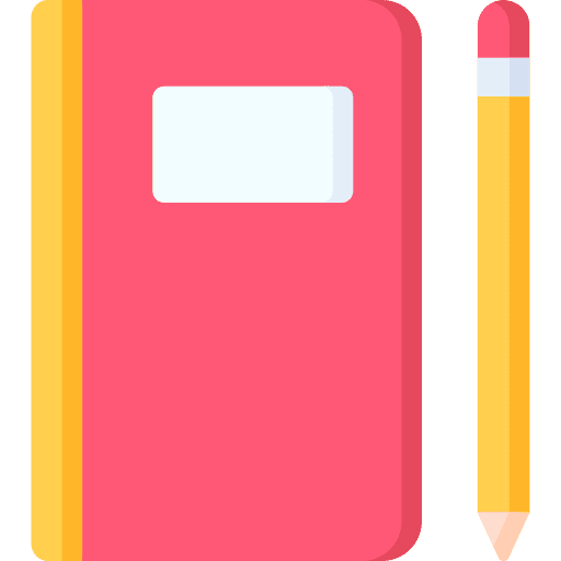 Notebook bookmark address book business icon