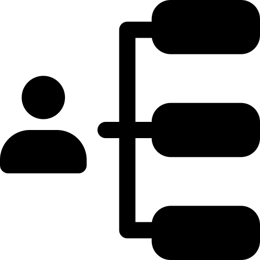 Boss business user hierarchical structure icon