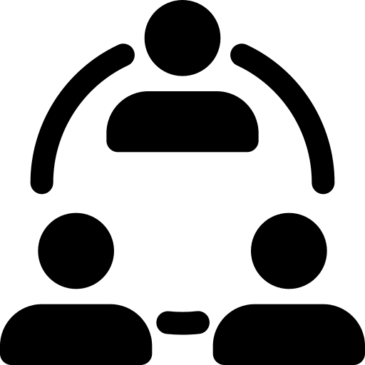 Team segmentation leader sport team icon