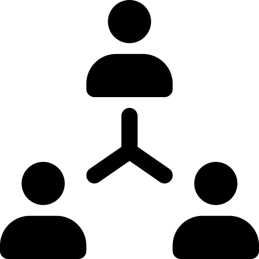 Team segmentation team person icon