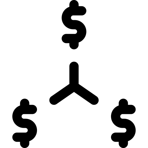 Cash money currency dollar devaluation icon