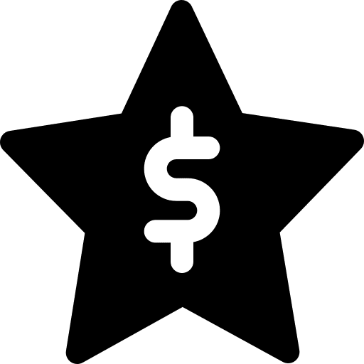 Winner cash currency win icon