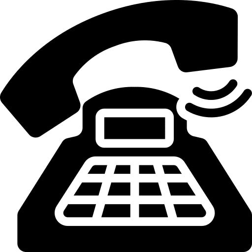Landline phone call old phone landline icon