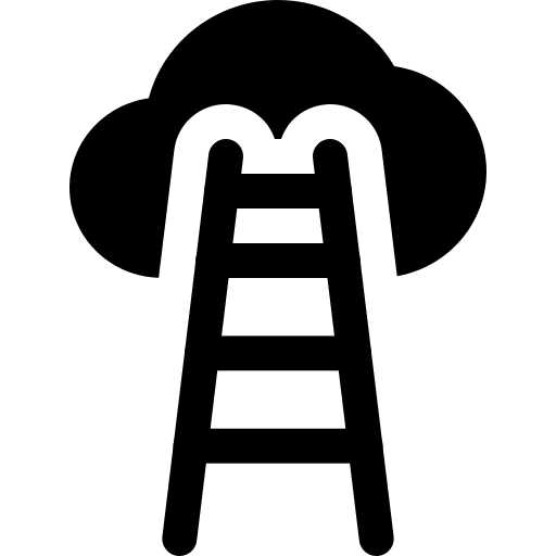 Stair cloud monitor server icon