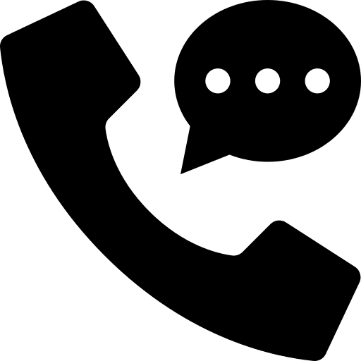 Voicemail phone set telephone call phone icon