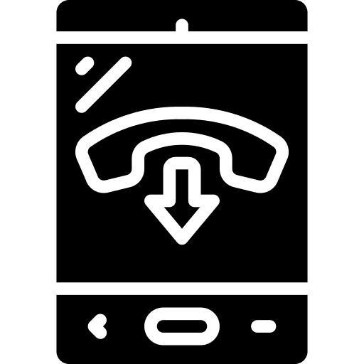 Decline communications phone decline icon