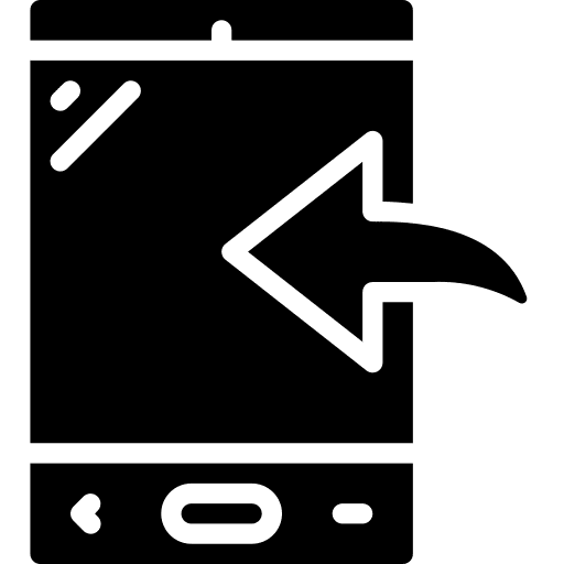 Incoming call phone call vintage phone set icon