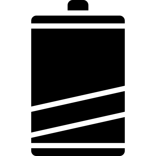 Low battery level telephone communications low battery level icon