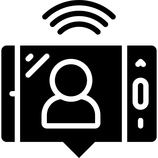 Video call telephone call video call telephone icon