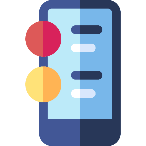 Contact smartphone mobile phone list icon