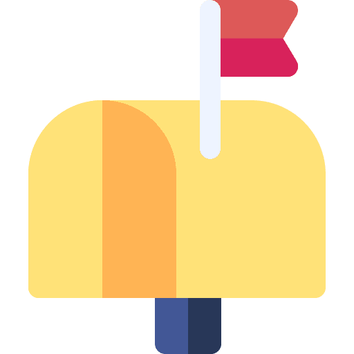 Mailbox mail communications letter icon