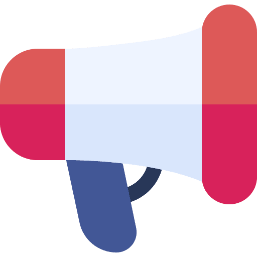 Megaphone loud speaker mega marketing icon