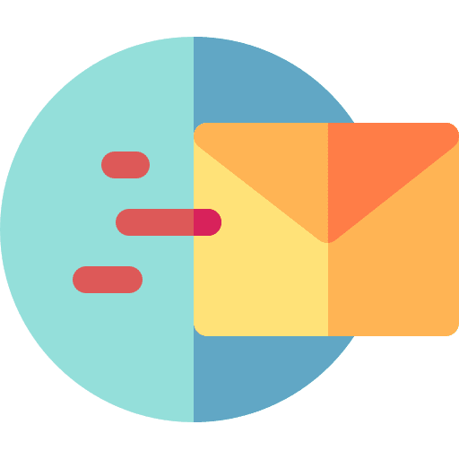 Mail send message letter icon