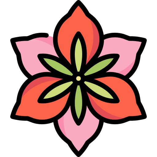 Amaryllis nature blossom spring icon