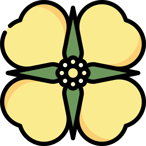 Mexican blossom petals flower icon
