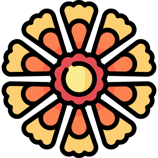 Gallardia botanical flower nature icon
