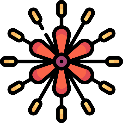 Spider nature blossom flower icon