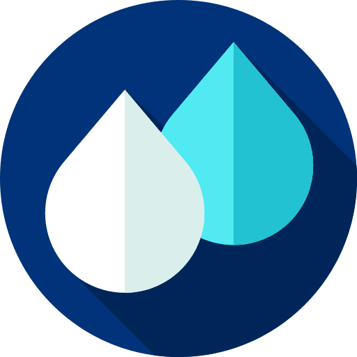 Rain drops nature water weather icon