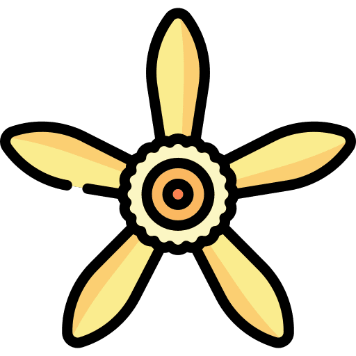 Vanilla blossom nature botanical icon