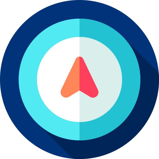 Compass cursor maps and location compass icon