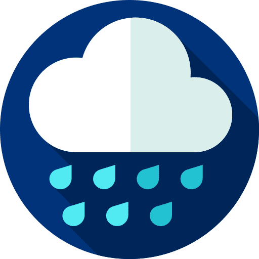Rain weather sky raining icon