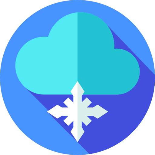 Snowflake cold ecology and environment meteorology icon