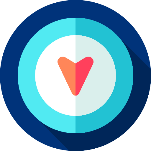 Compass gps cardinal points navigation icon