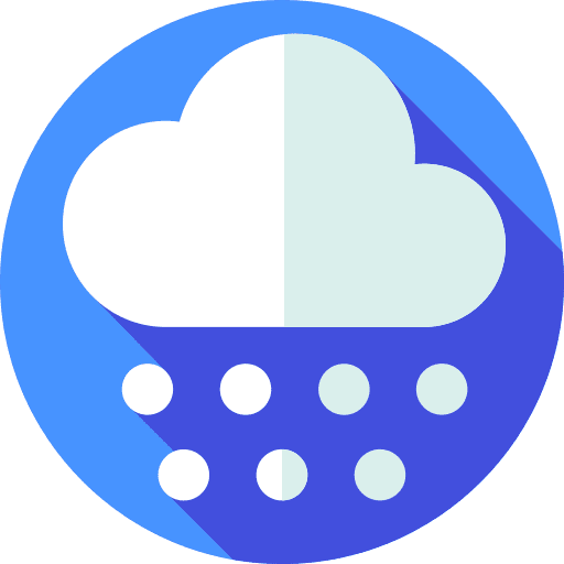 Snowing weather snow cloud cloud icon