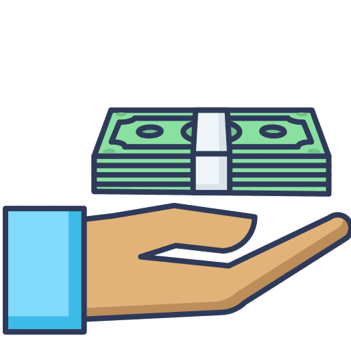 Give money money give money cash icon