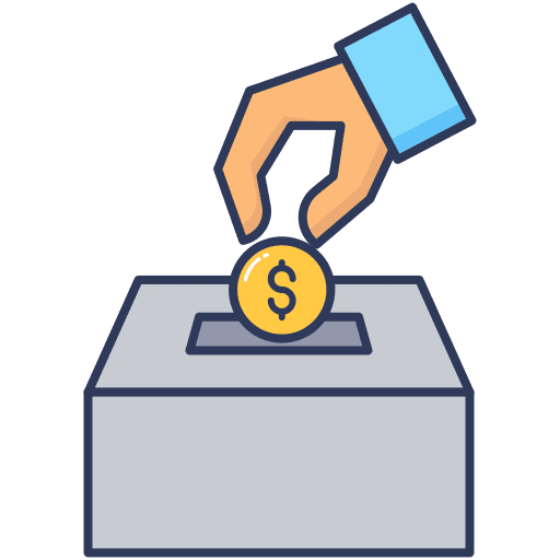 Donation coin donation donate icon Donation coin donation donate icon