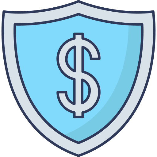 Shield safety business and finance shield icon Shield safety business and finance shield icon