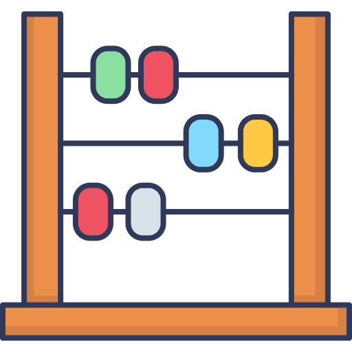 Abacus education mathematics calculator icon Abacus education mathematics calculator icon