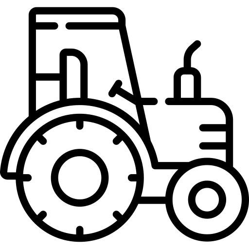 Tractor tractor transportation vehicle icon