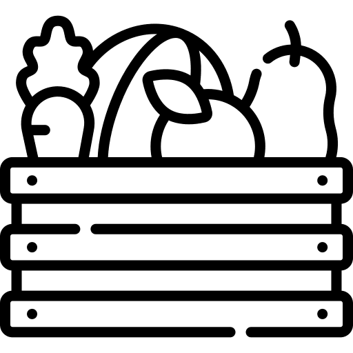 Fruit box fruit box food and restaurant farming and gardening icon