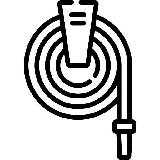 Water hose hosepipe water hose farming and gardening icon