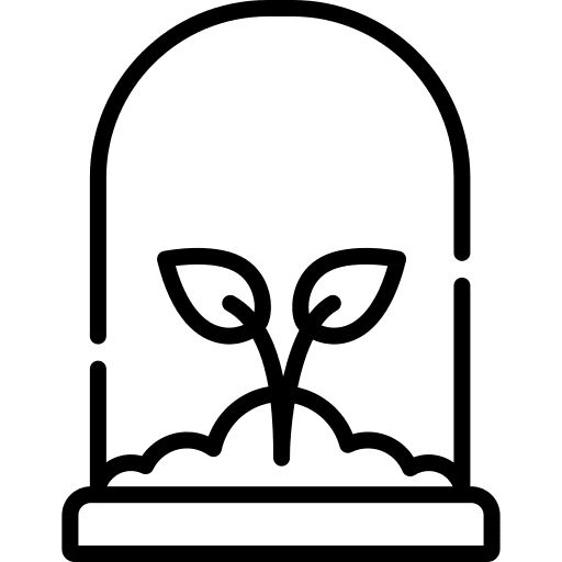 Plant ecology and environment farming and gardening greenhouse icon
