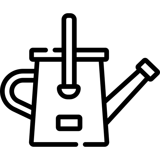 Watering can watering tool equipment plants icon