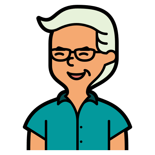 Grandfather male grandfather white hair icon