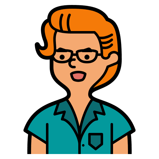 Man redhead shirt eyeglasses icon Man redhead shirt eyeglasses icon