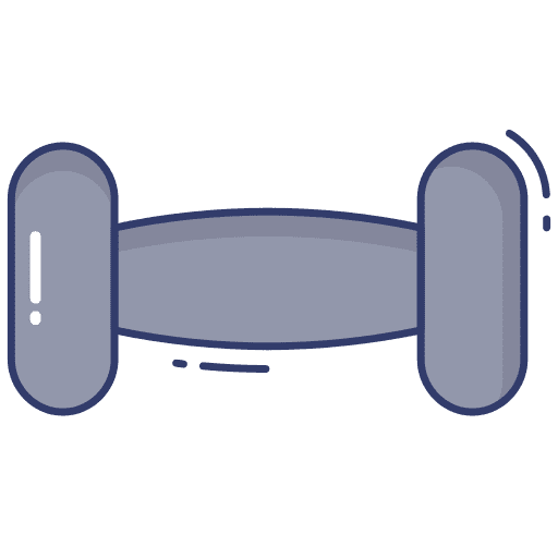 Dumbbell exercise fitness gym icon