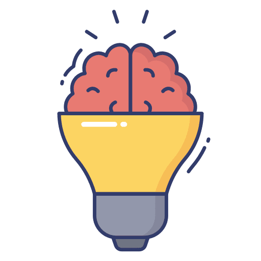 Idea success mind knowledge icon