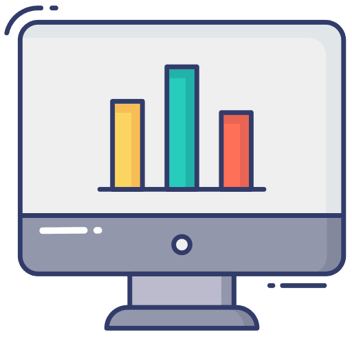 Bar chart bar chart graph analytics icon