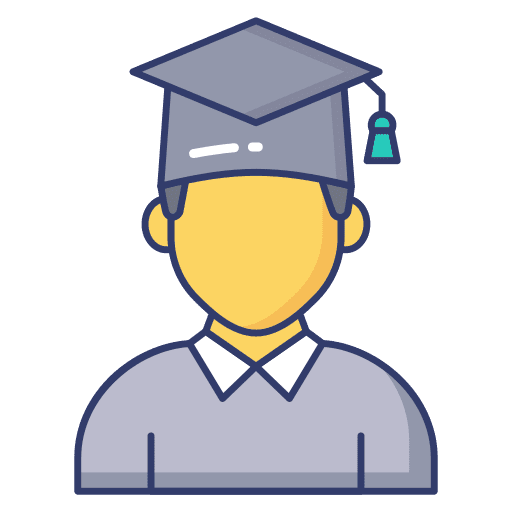 Graduation mortarboard award graduate icon