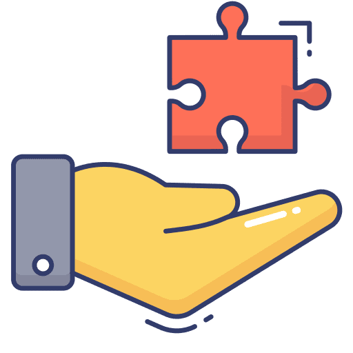 Puzzle planning puzzle hobbies and free time icon