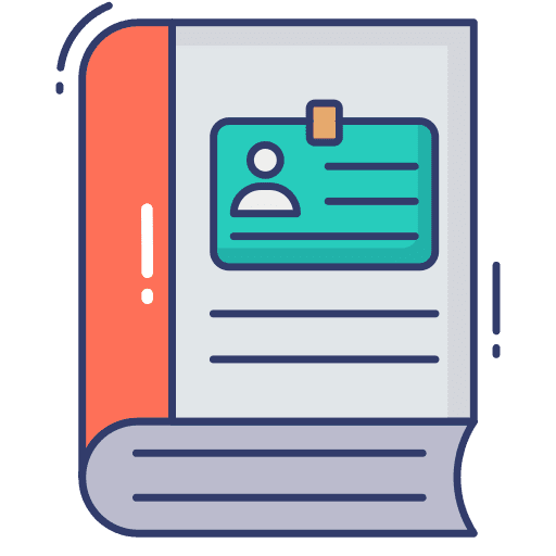 Corporate identity business and finance id card corporate identity icon