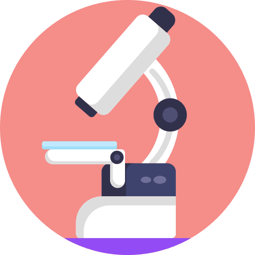 Microscope biology laboratory equipment microscope icon